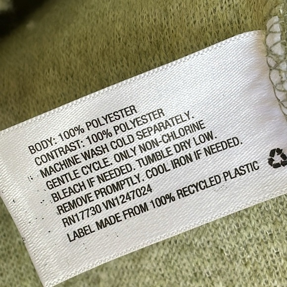 Prologue Light Green Sherpa Fleece Pullover Sweater - Picture 8 of 8